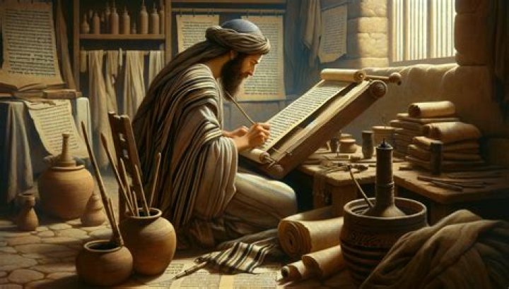 Scribes were masters of Hebrew law, writings through diligent study